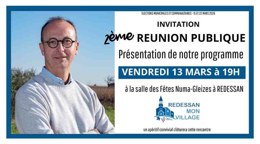 2ème REUNION PUBLIQUE